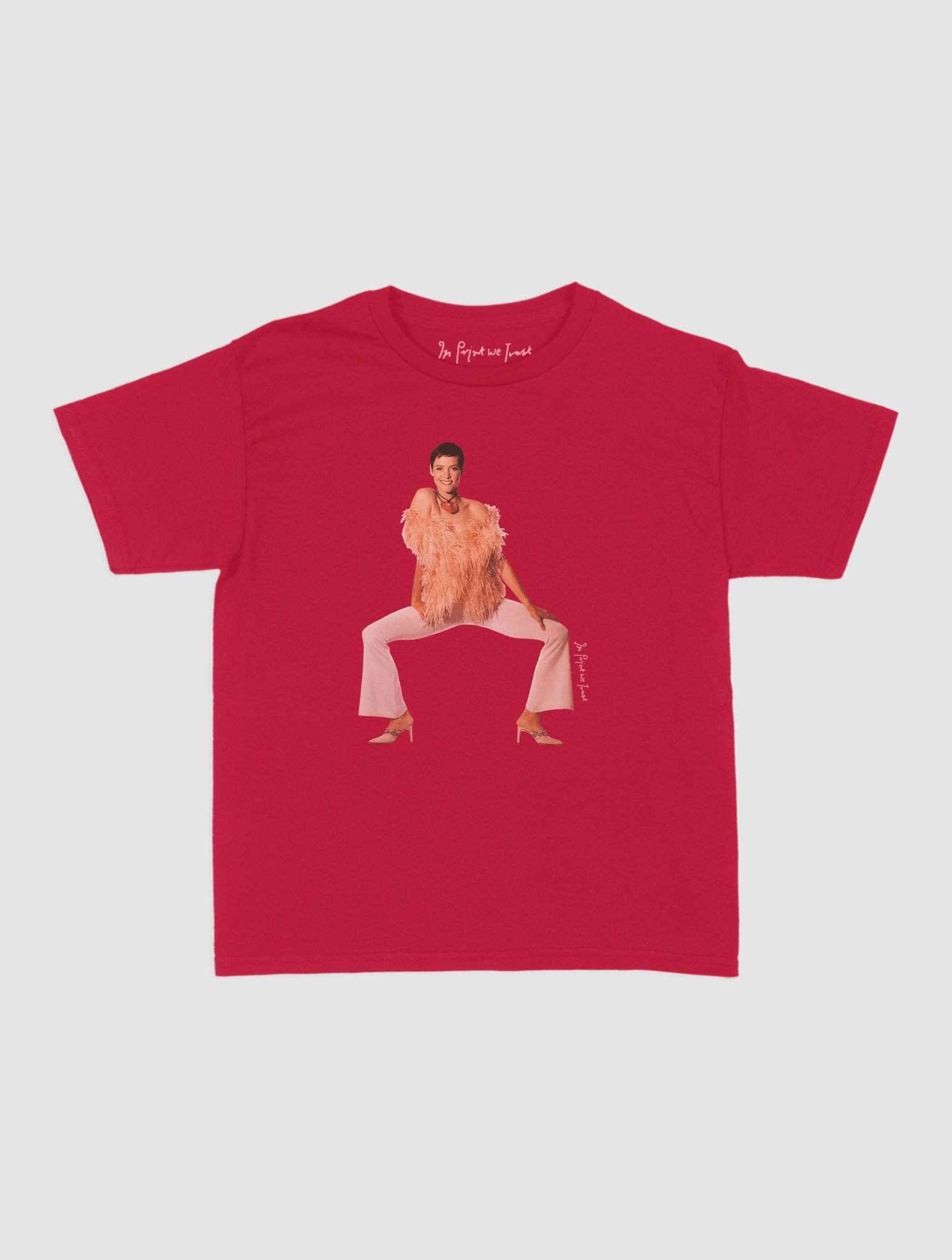 feathers baby tee - In Print We Trust