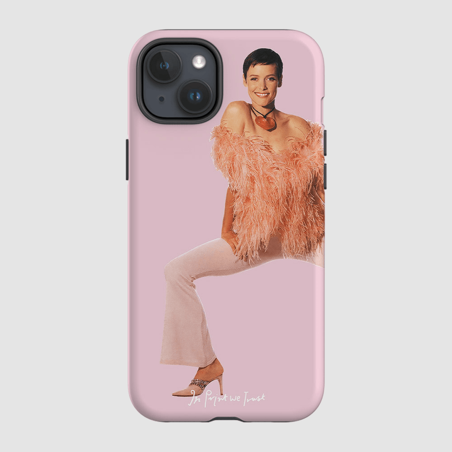 feathers tough iPhone case - In Print We Trust