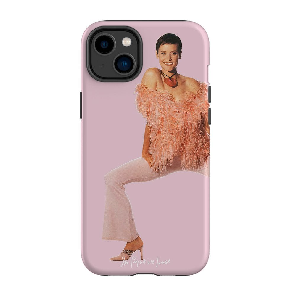 feathers tough iPhone case - In Print We Trust