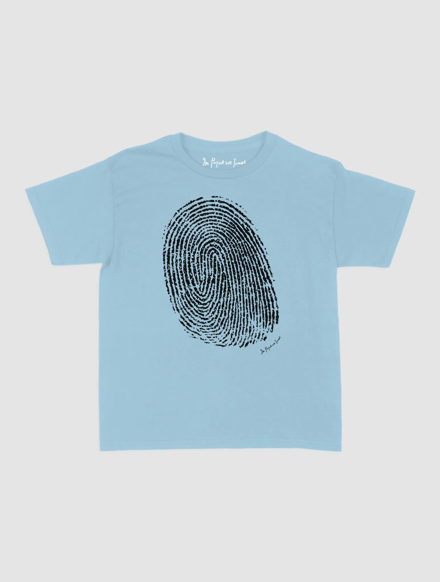 finger print baby tee - In Print We Trust