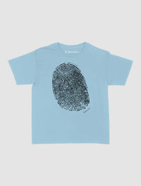finger print baby tee - In Print We Trust
