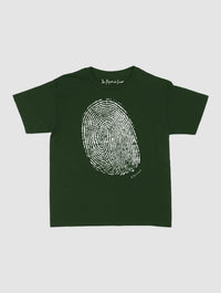 finger print baby tee - In Print We Trust