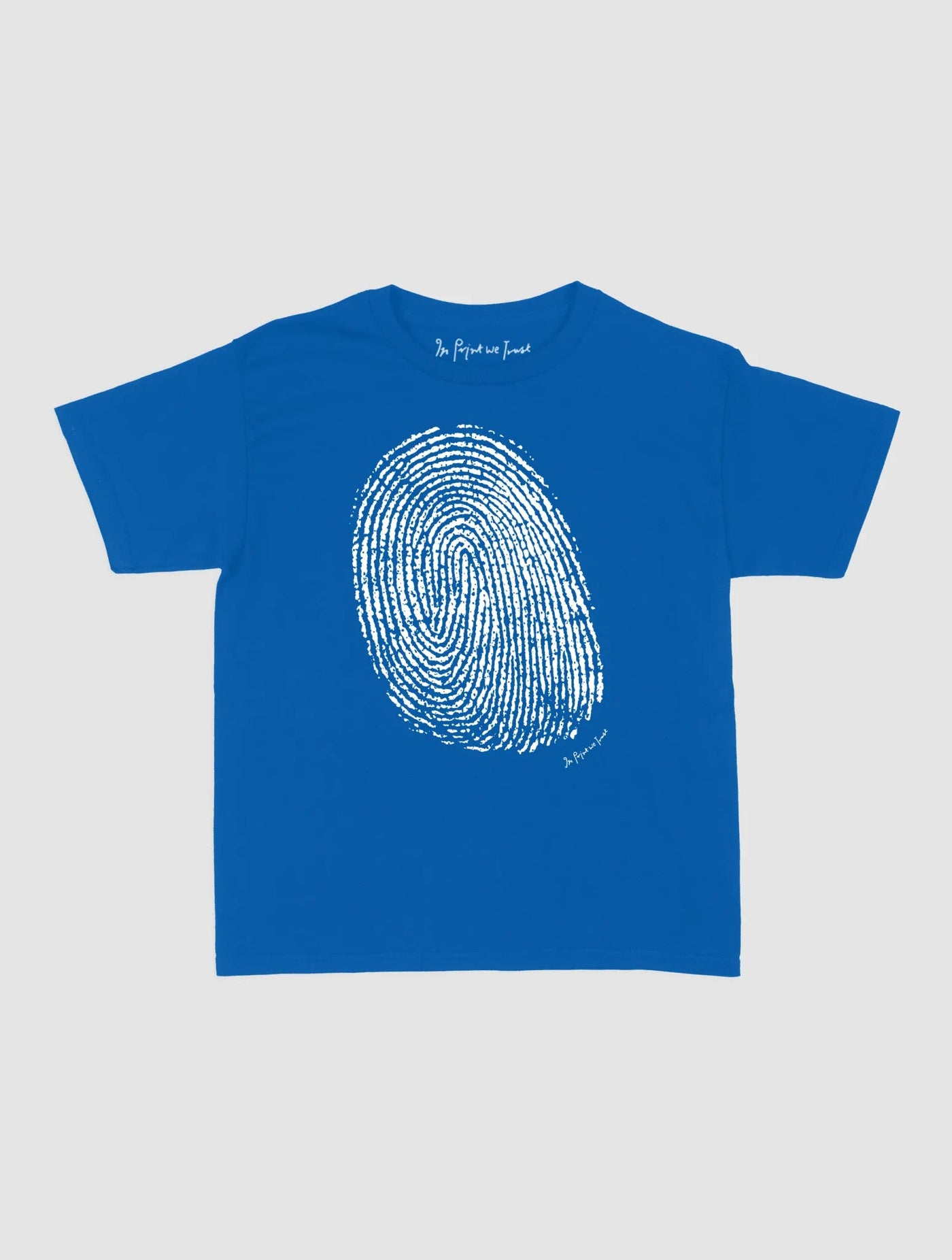 finger print baby tee - In Print We Trust