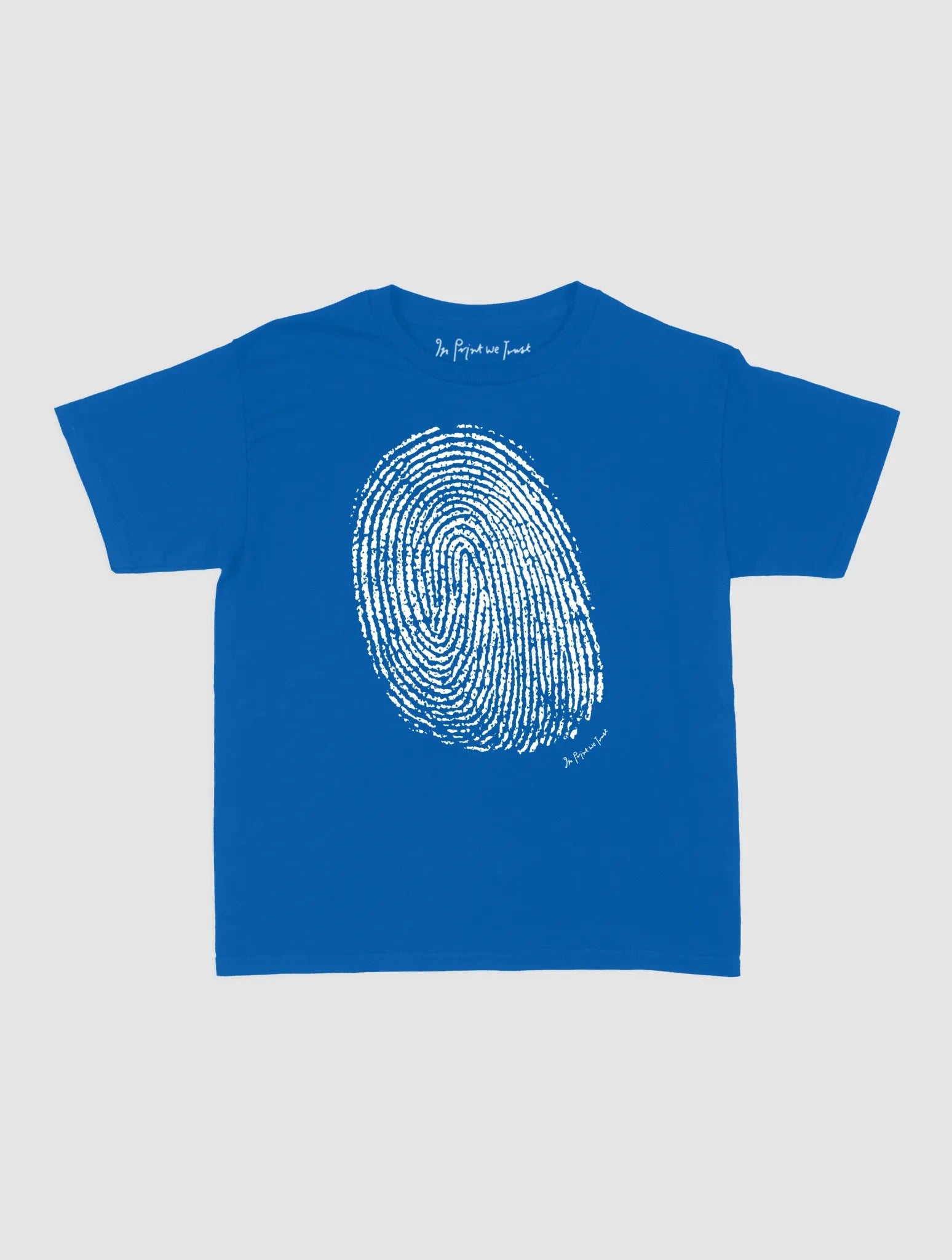finger print baby tee - In Print We Trust