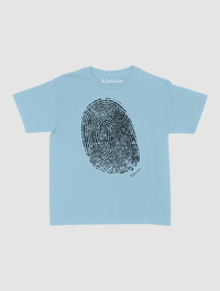 finger print baby tee - In Print We Trust