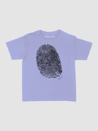 finger print baby tee - In Print We Trust