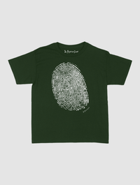 finger print baby tee - In Print We Trust