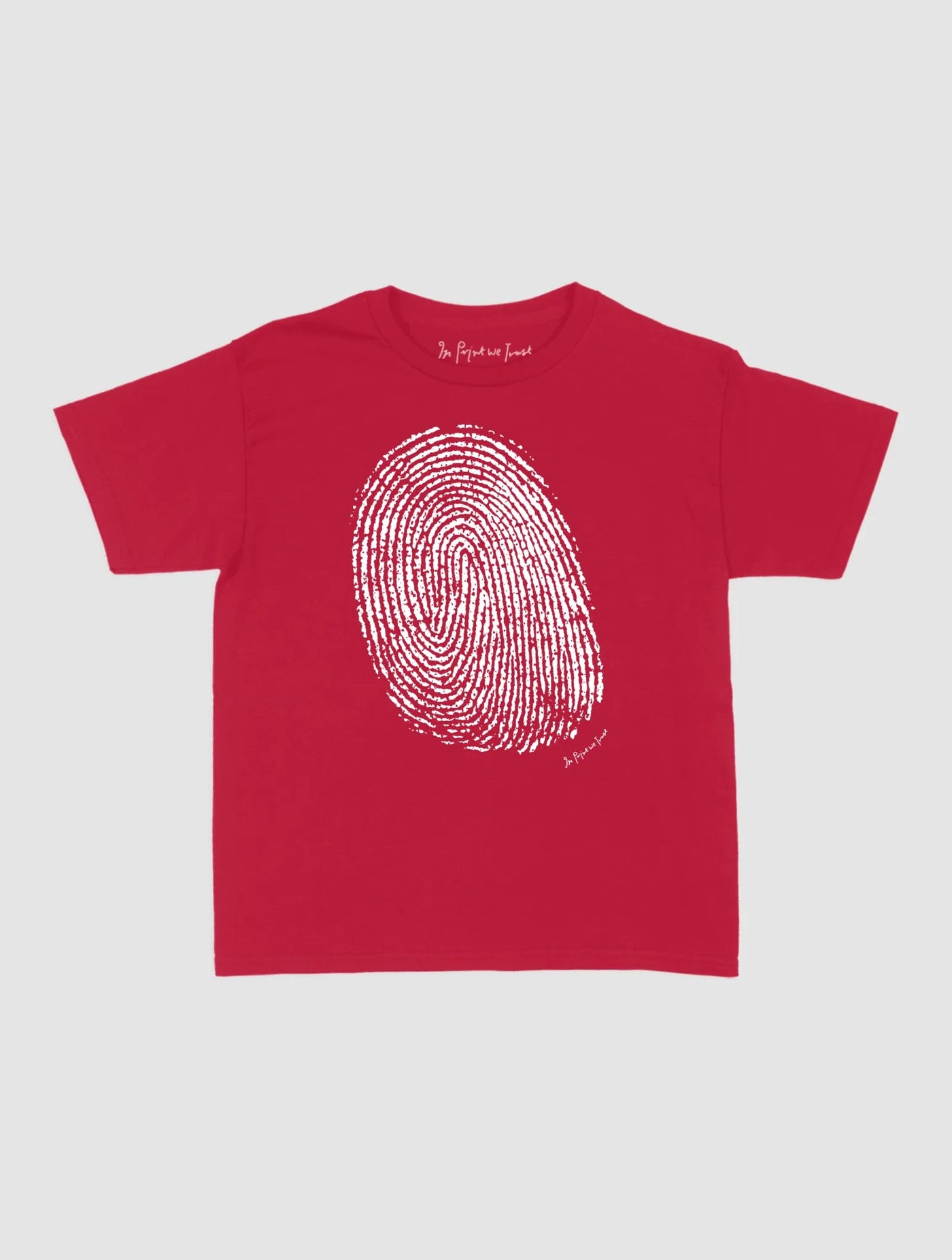 finger print baby tee - In Print We Trust