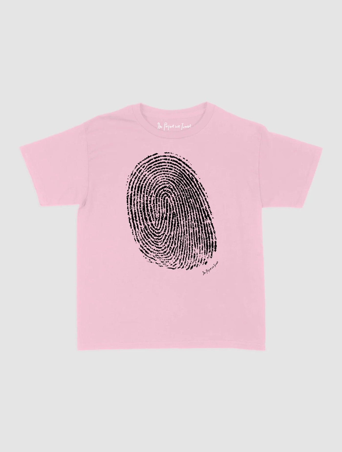 finger print baby tee - In Print We Trust