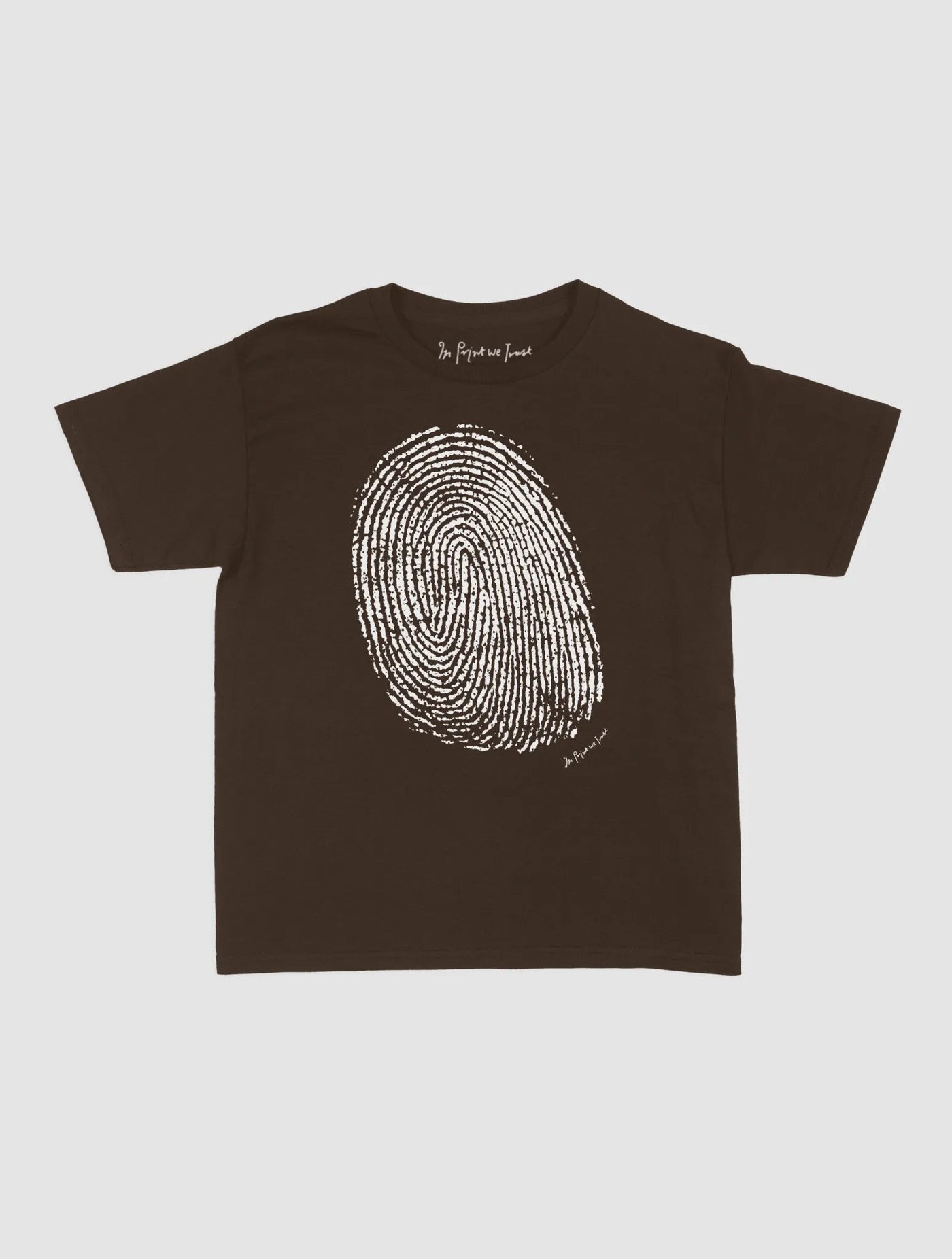 finger print baby tee - In Print We Trust
