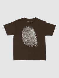 finger print baby tee - In Print We Trust