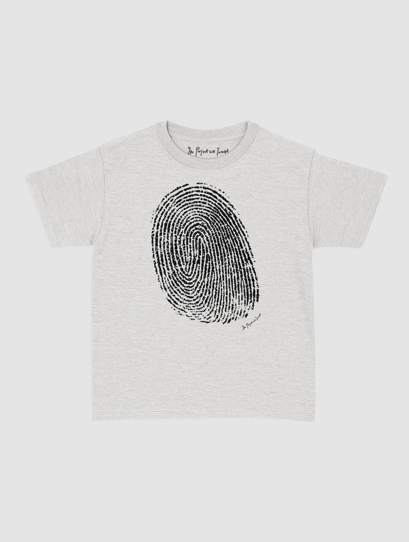 finger print baby tee - In Print We Trust