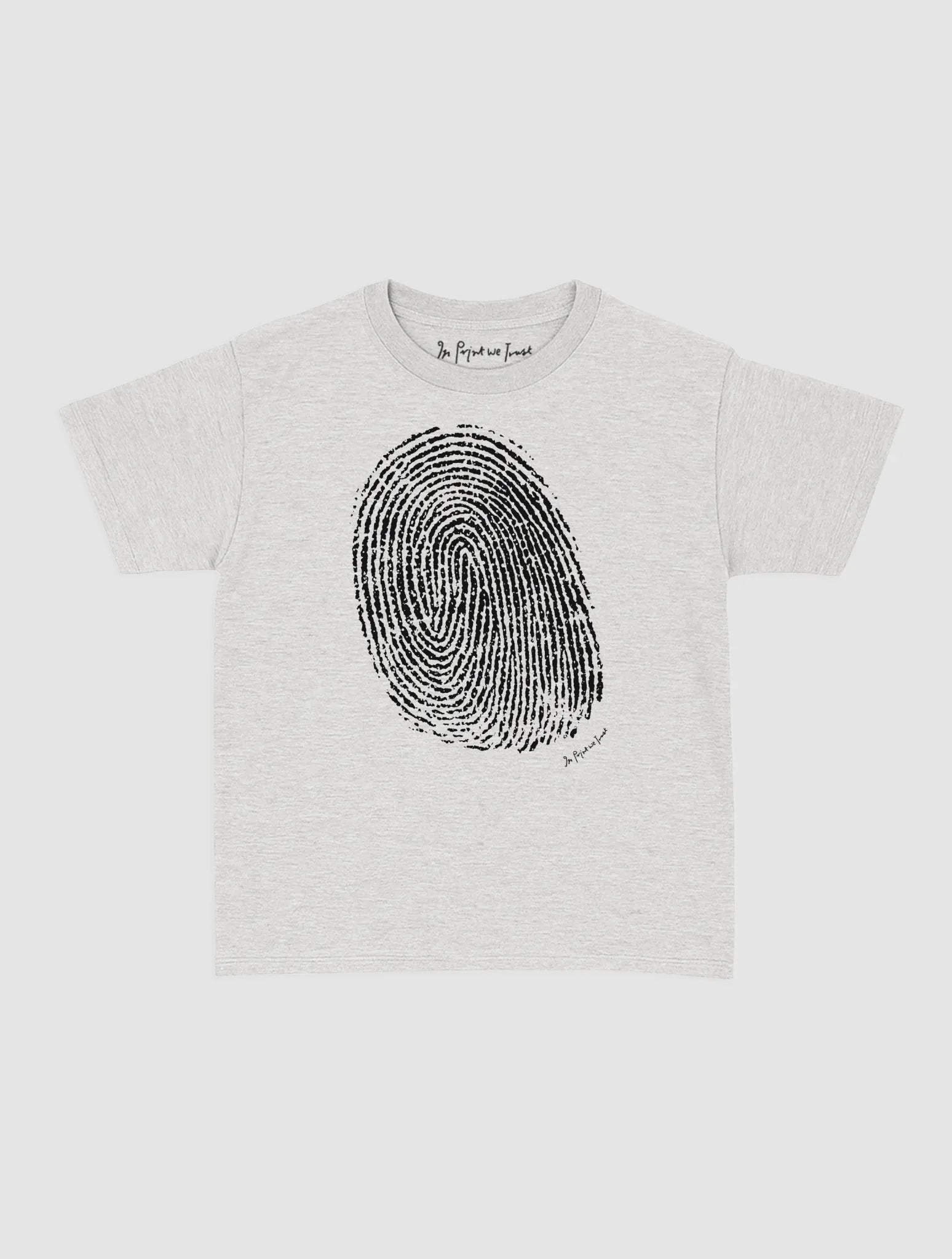 finger print baby tee - In Print We Trust