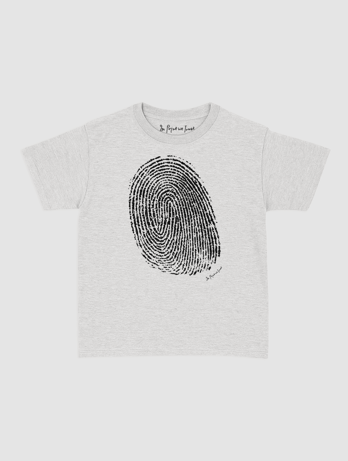 finger print baby tee - In Print We Trust