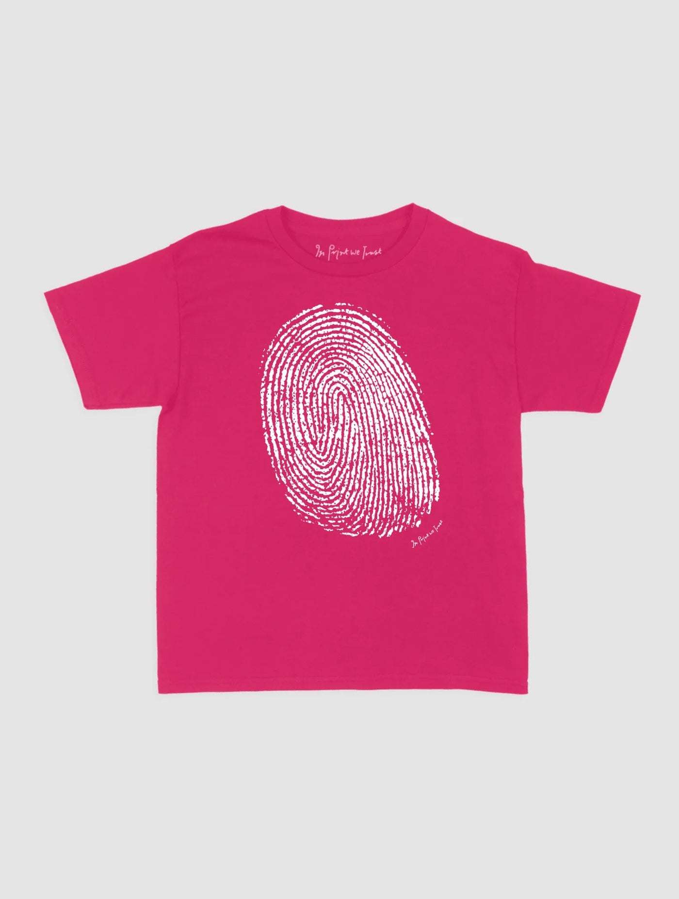 finger print baby tee - In Print We Trust