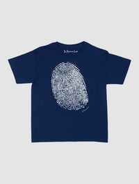 finger print baby tee - In Print We Trust