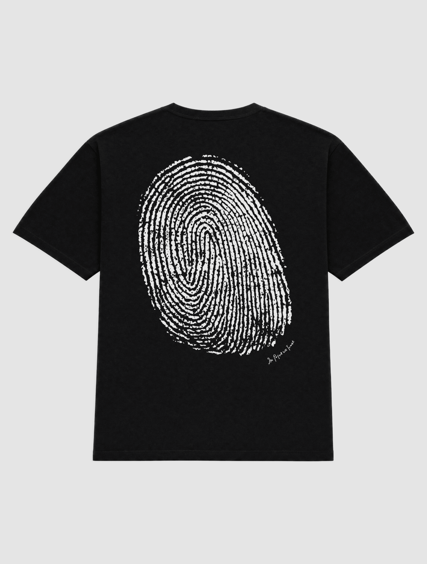 finger print heavyweight tee - In Print We Trust