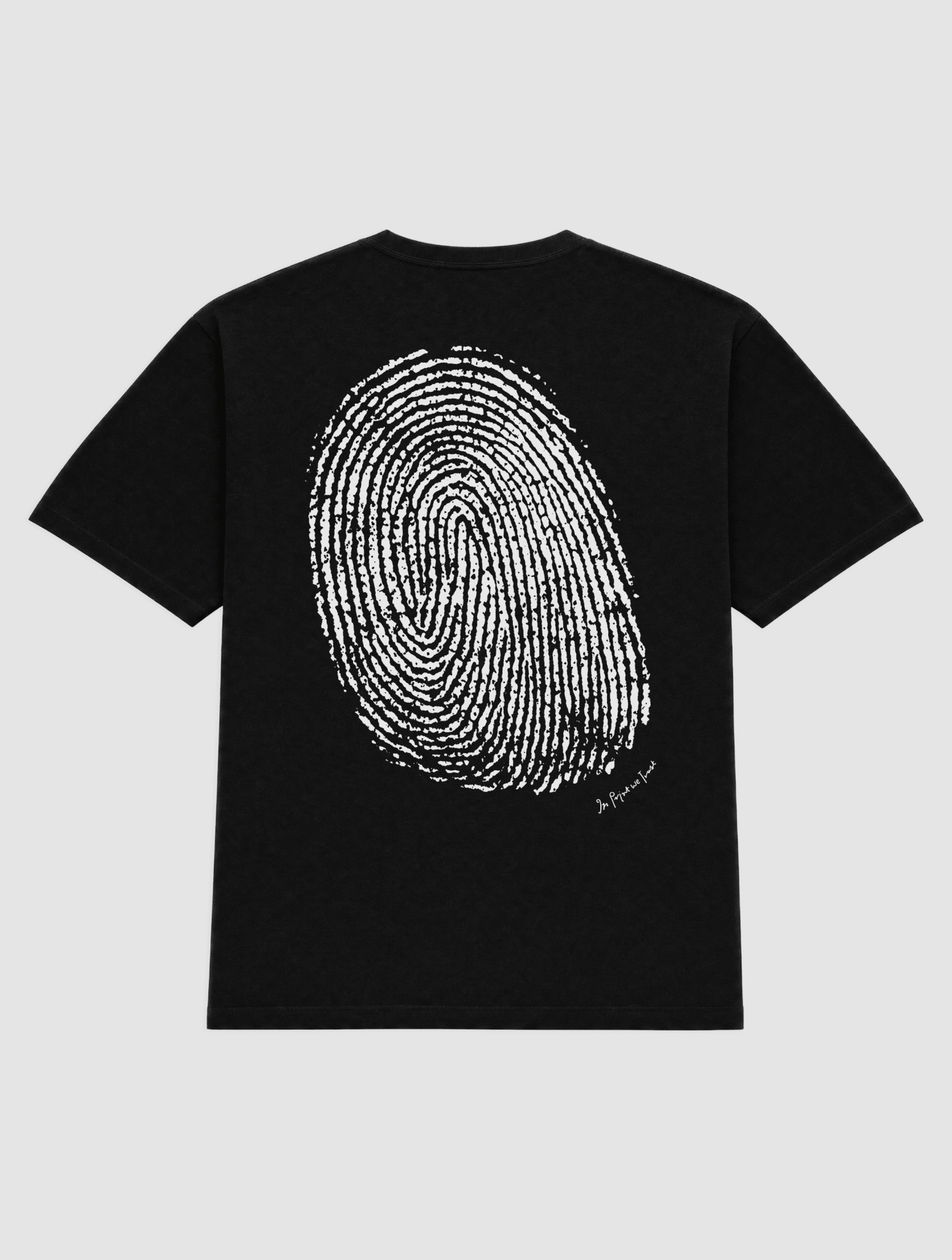 finger print heavyweight tee - In Print We Trust