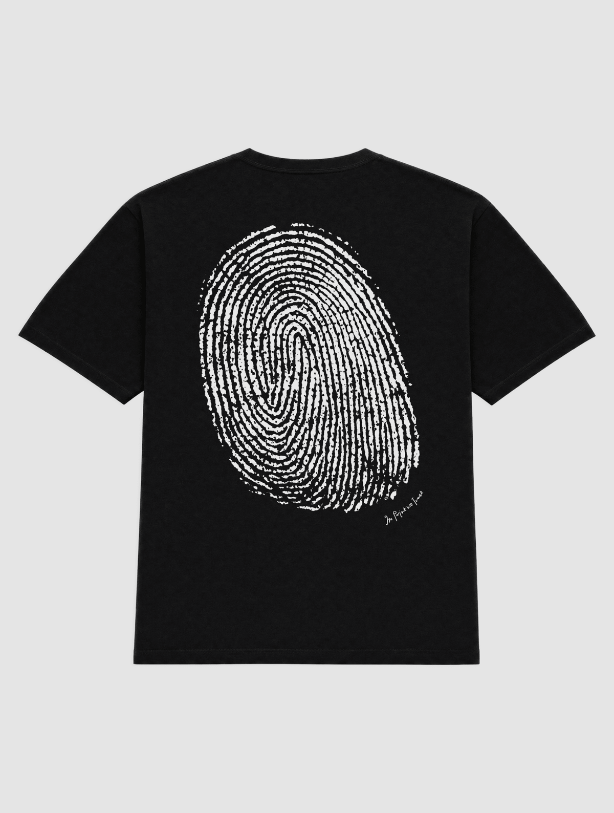 finger print heavyweight tee - In Print We Trust