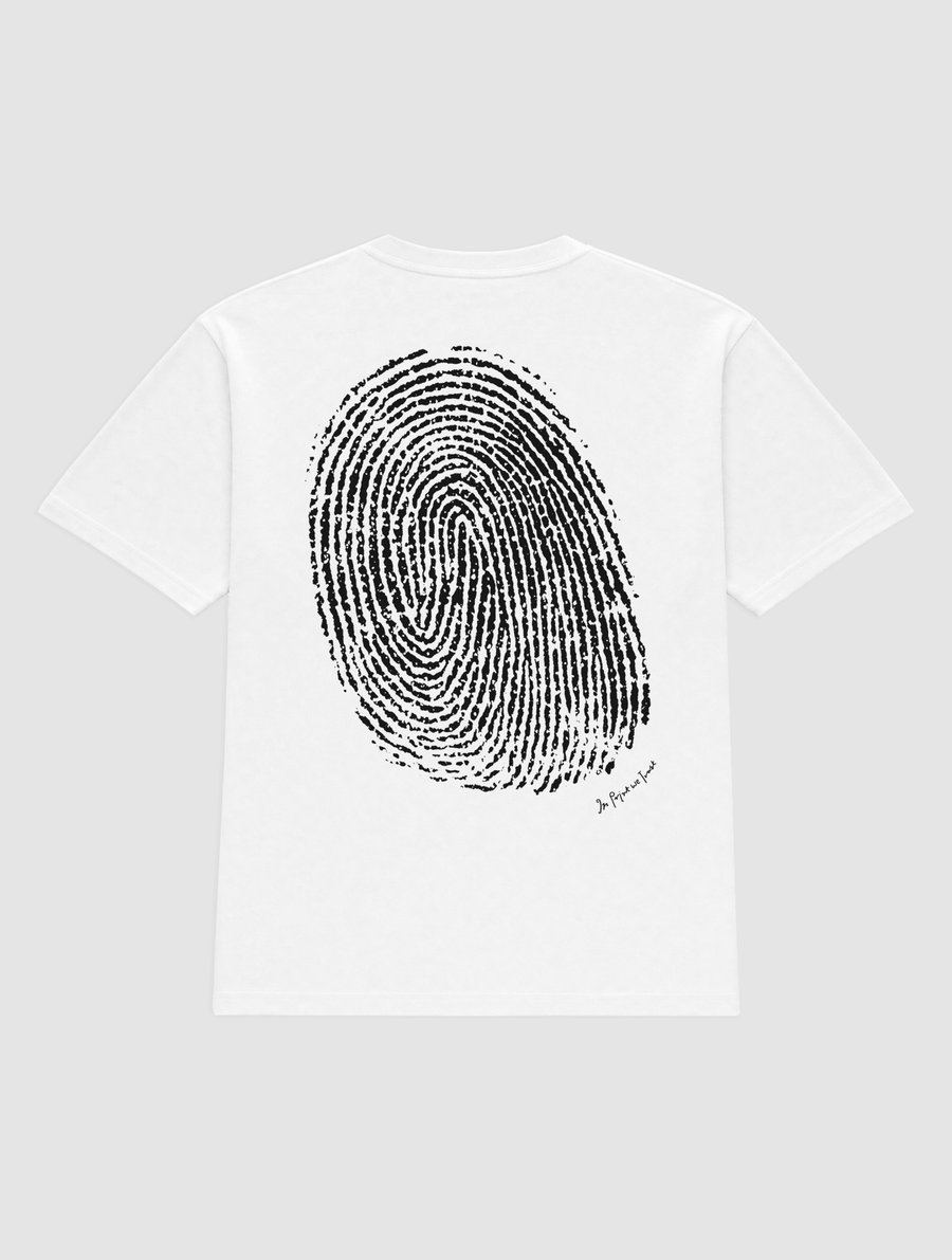 finger print heavyweight tee - In Print We Trust