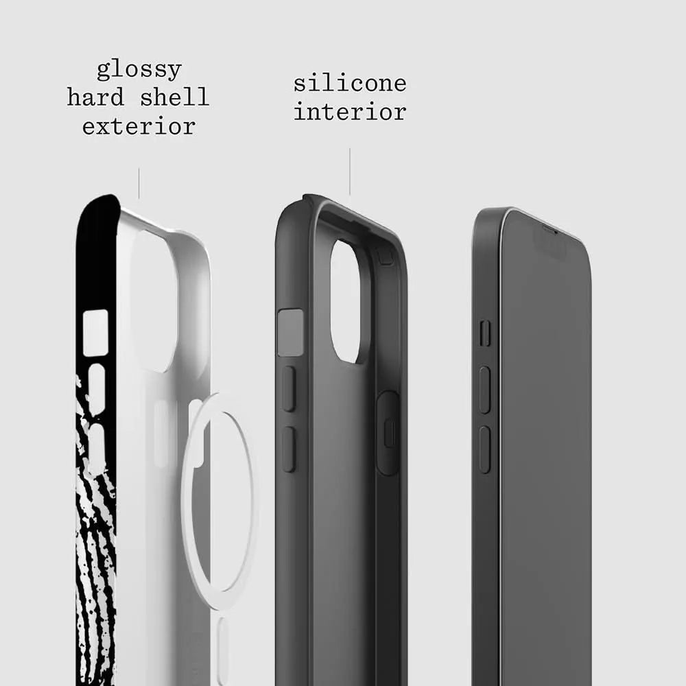 finger print tough iPhone case - In Print We Trust