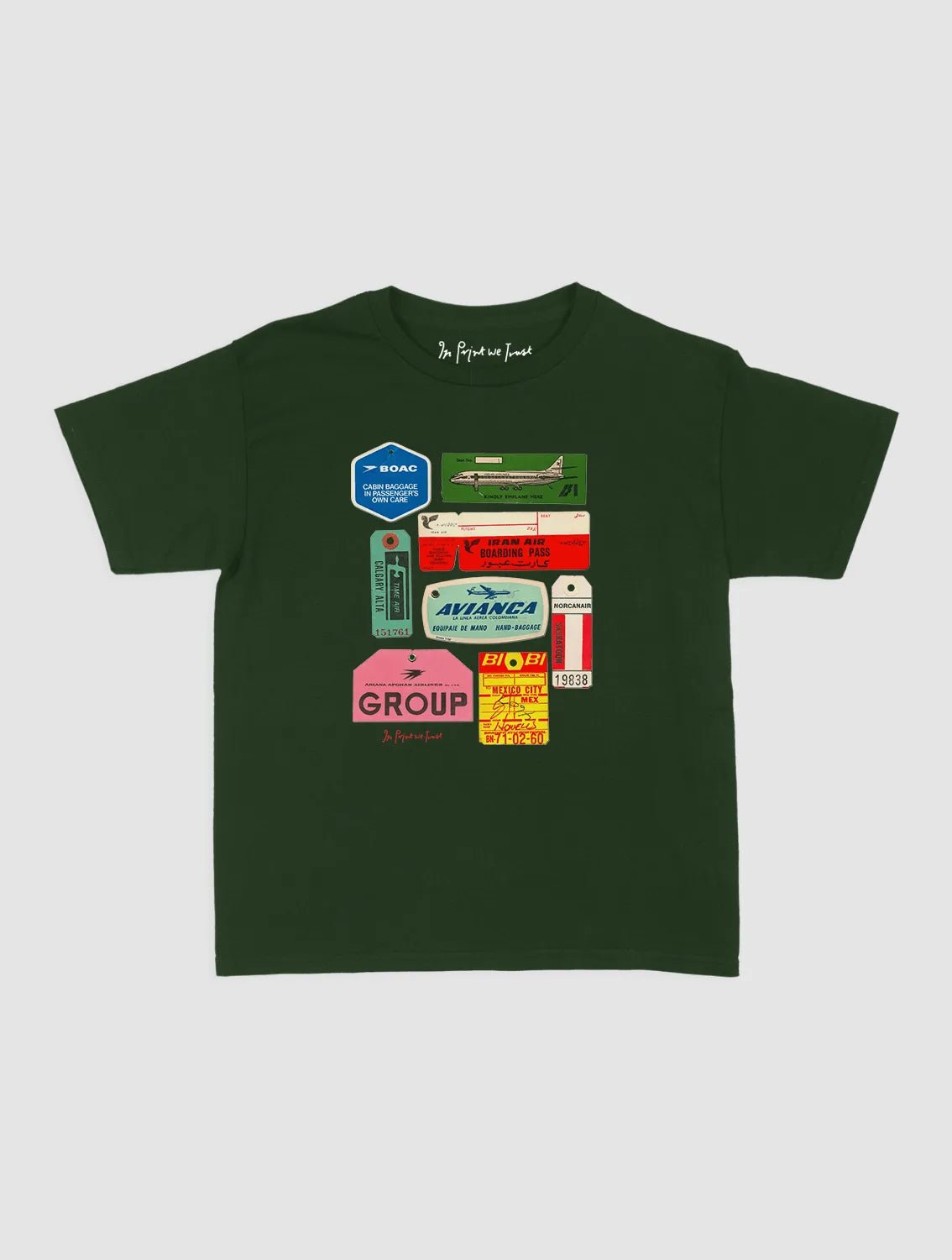 flights not feelings baby tee - In Print We Trust