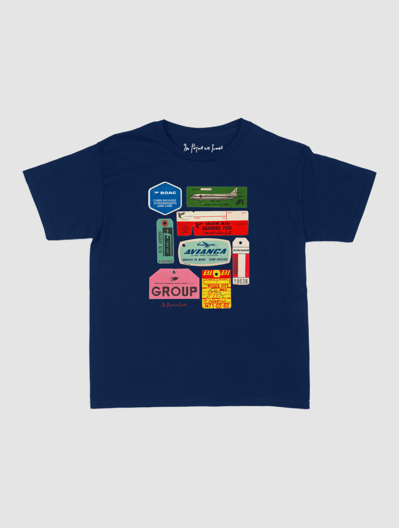 flights not feelings baby tee - In Print We Trust