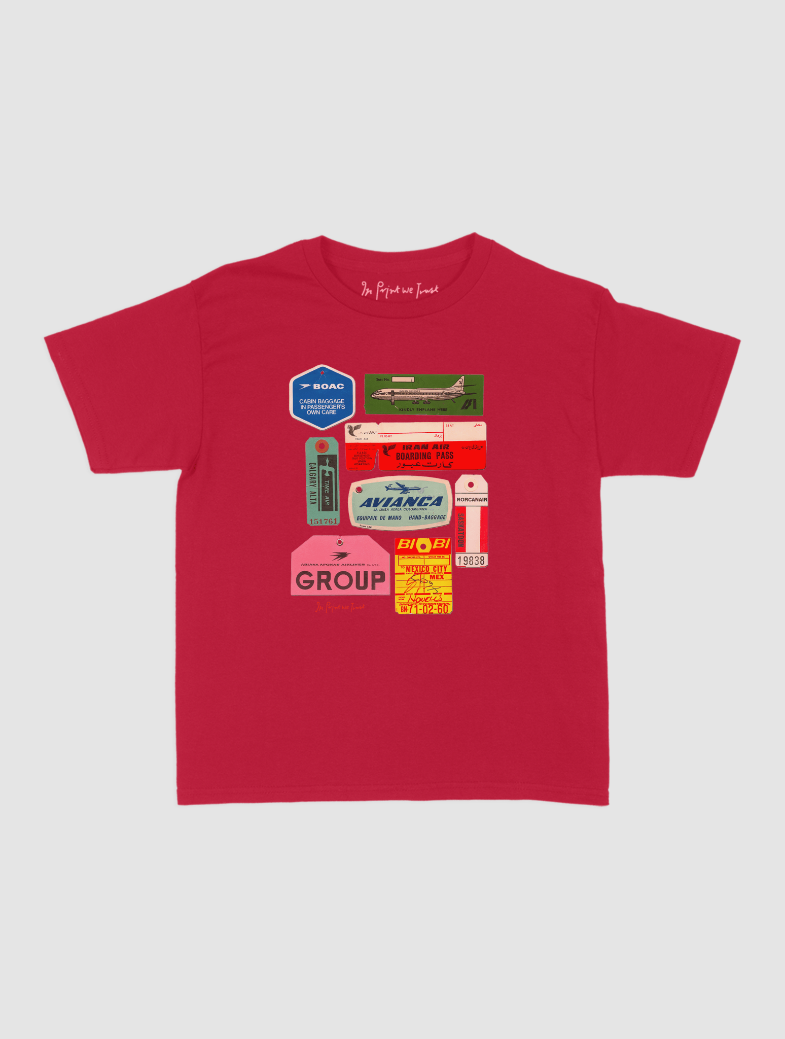 flights not feelings baby tee - In Print We Trust