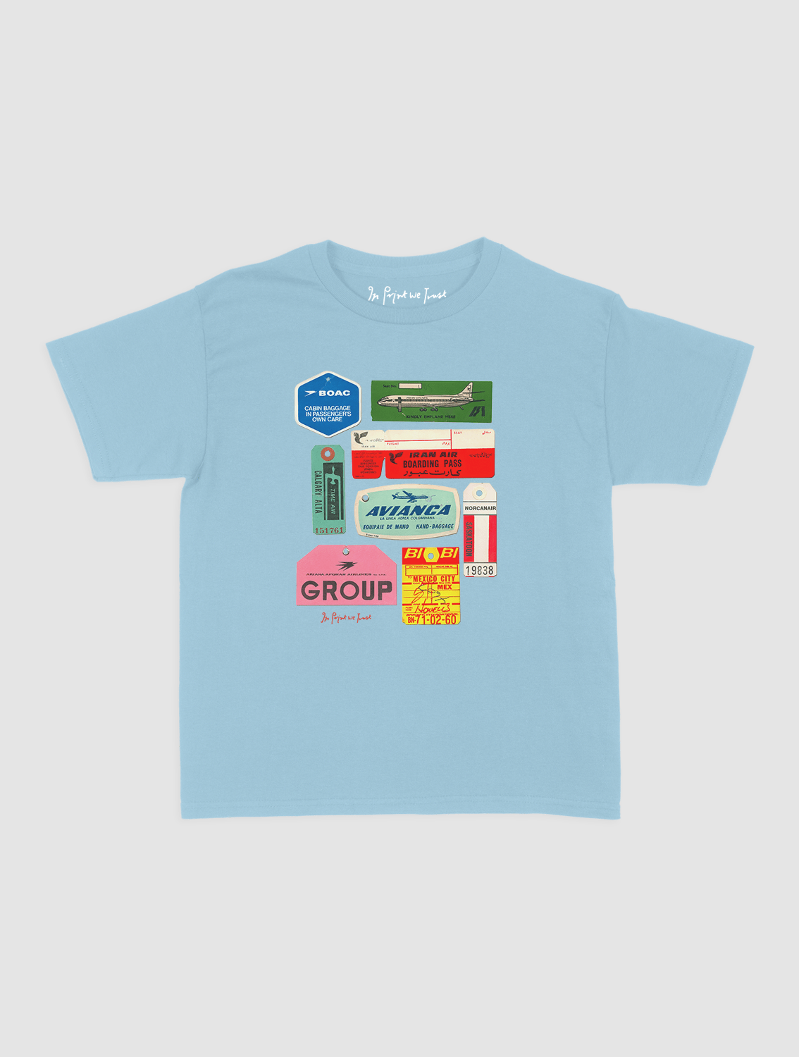 flights not feelings baby tee - In Print We Trust