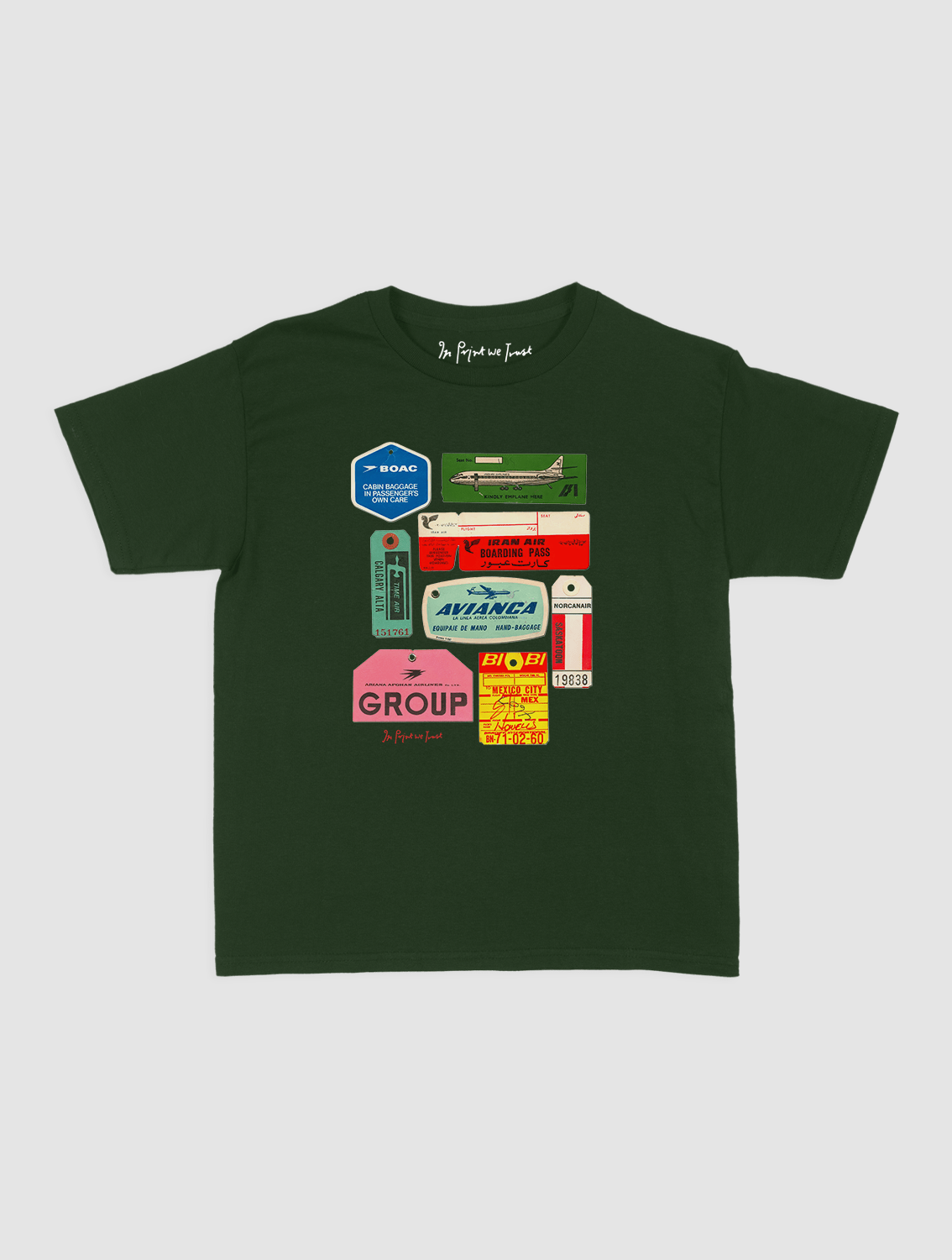 flights not feelings baby tee - In Print We Trust