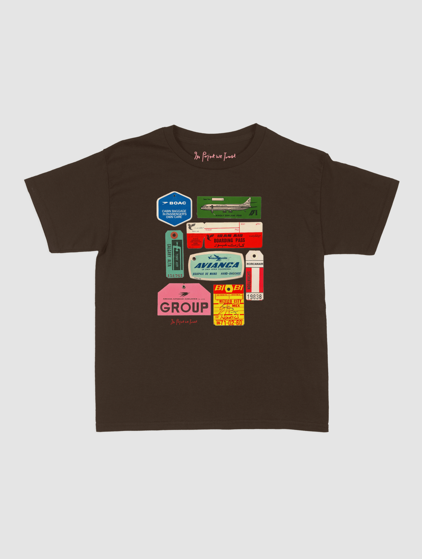 flights not feelings baby tee - In Print We Trust