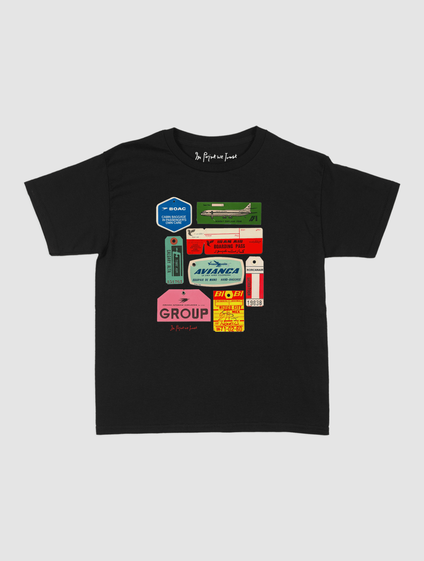 flights not feelings baby tee - In Print We Trust