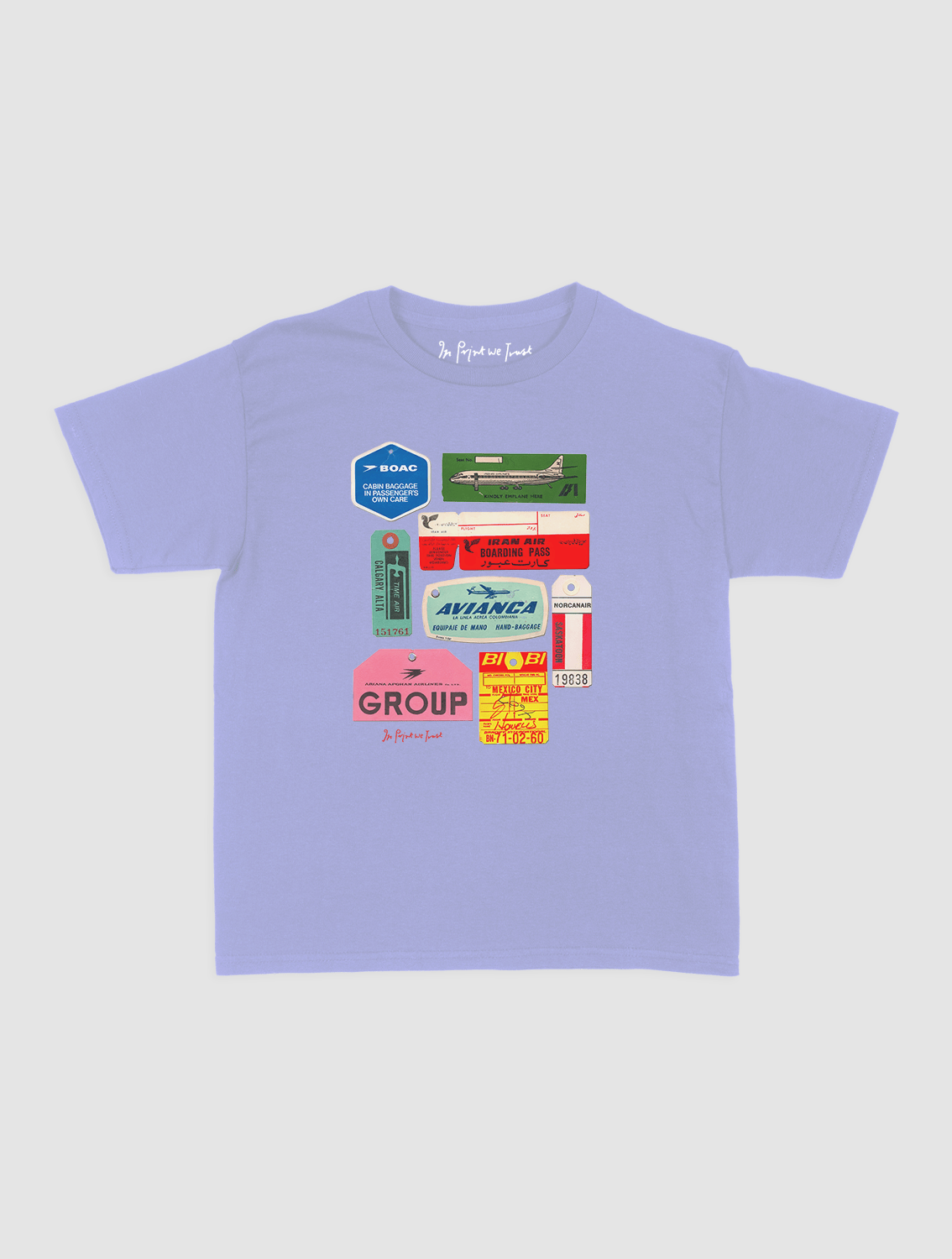 flights not feelings baby tee - In Print We Trust