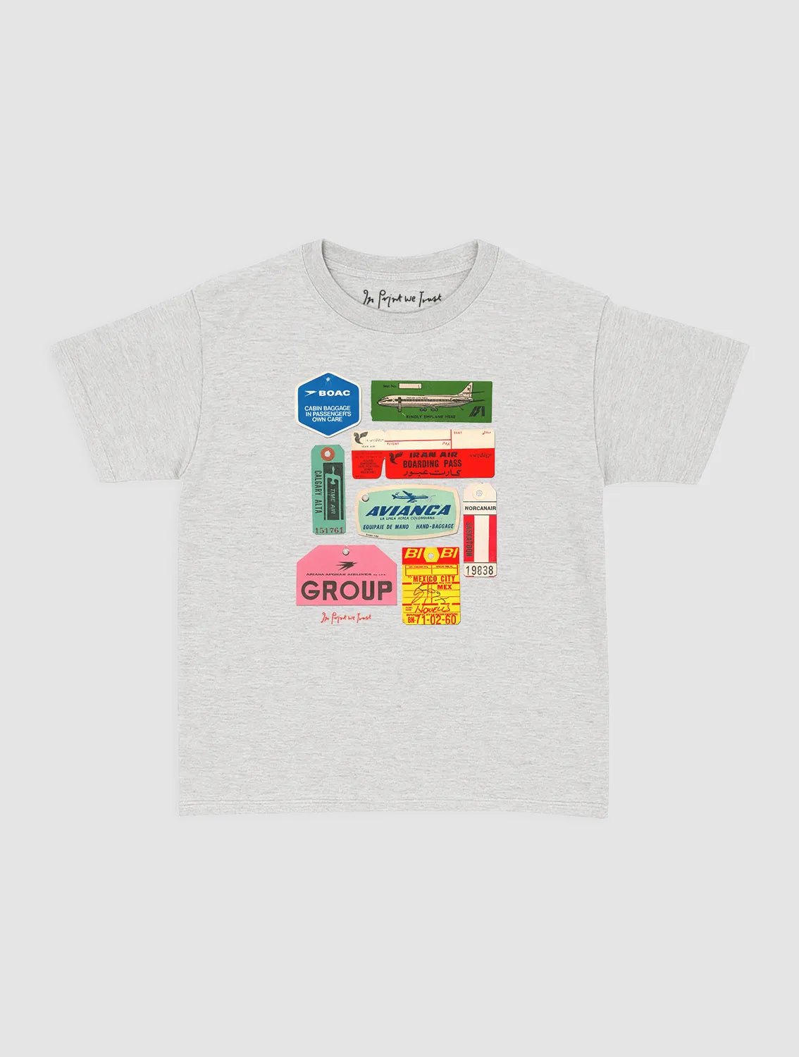 flights not feelings baby tee - In Print We Trust