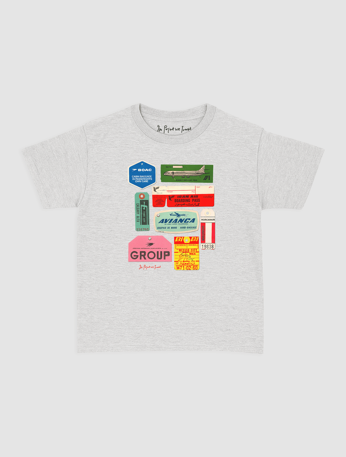 flights not feelings baby tee - In Print We Trust