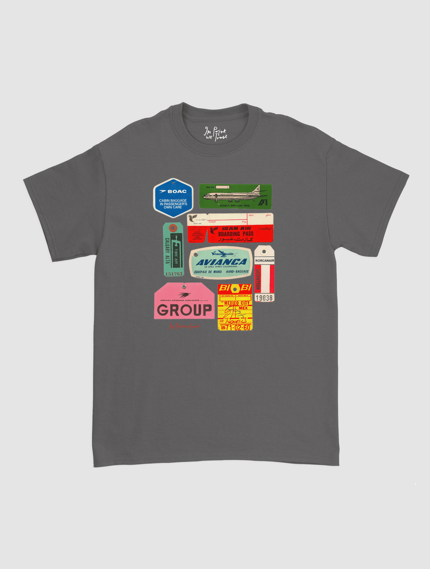 flights not feelings classic tee - In Print We Trust