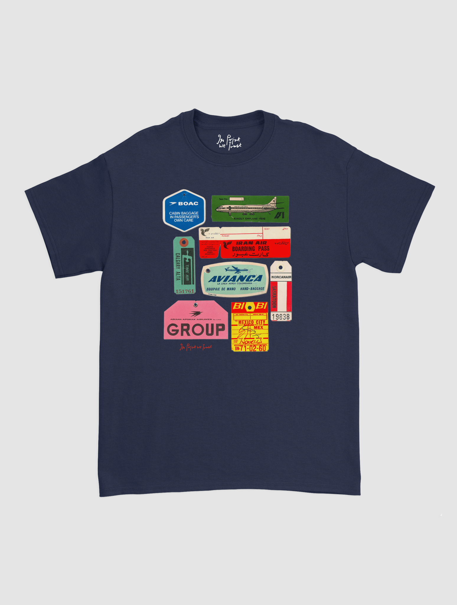 flights not feelings classic tee - In Print We Trust