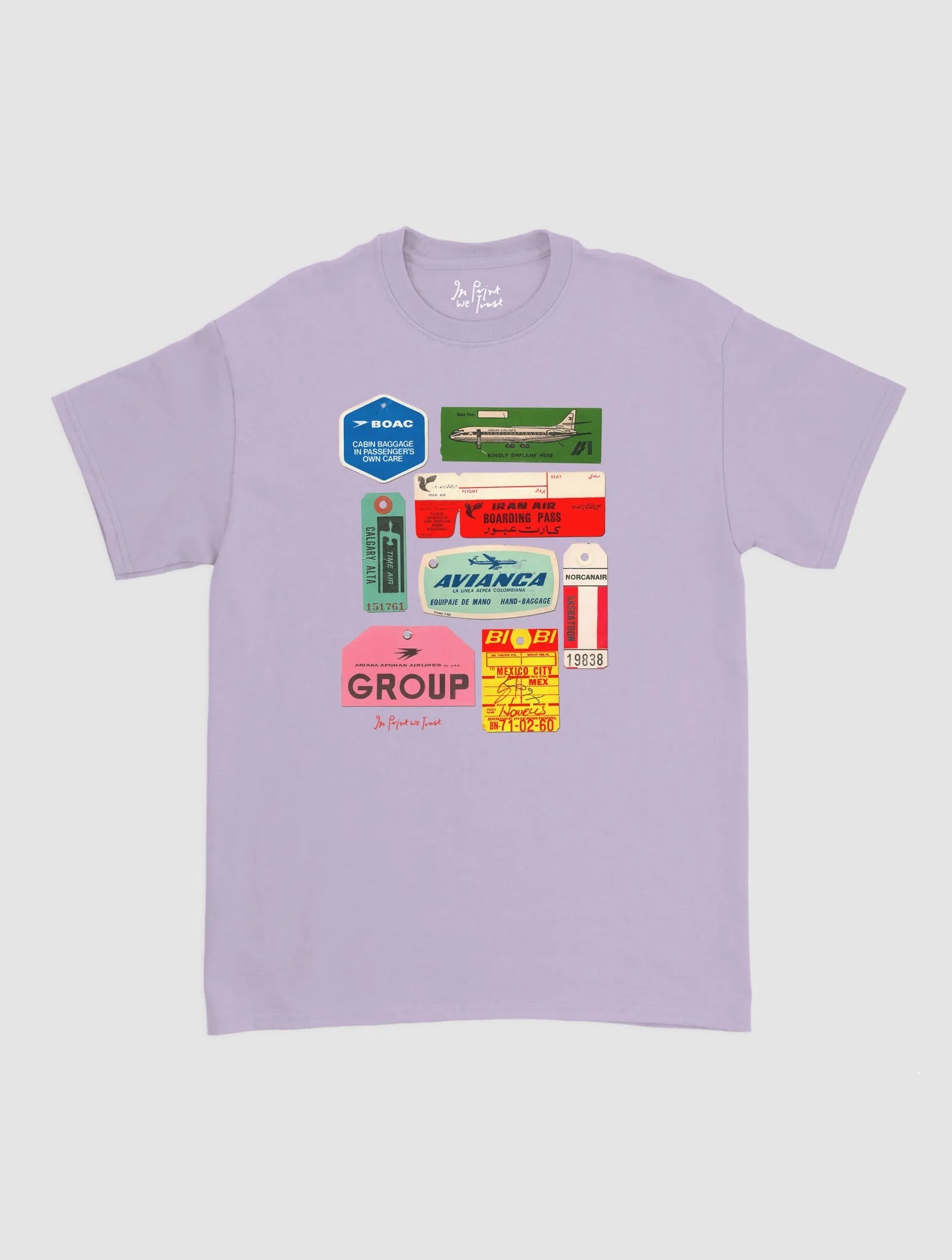 flights not feelings classic tee - In Print We Trust