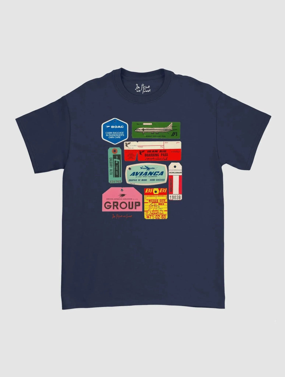 flights not feelings classic tee - In Print We Trust