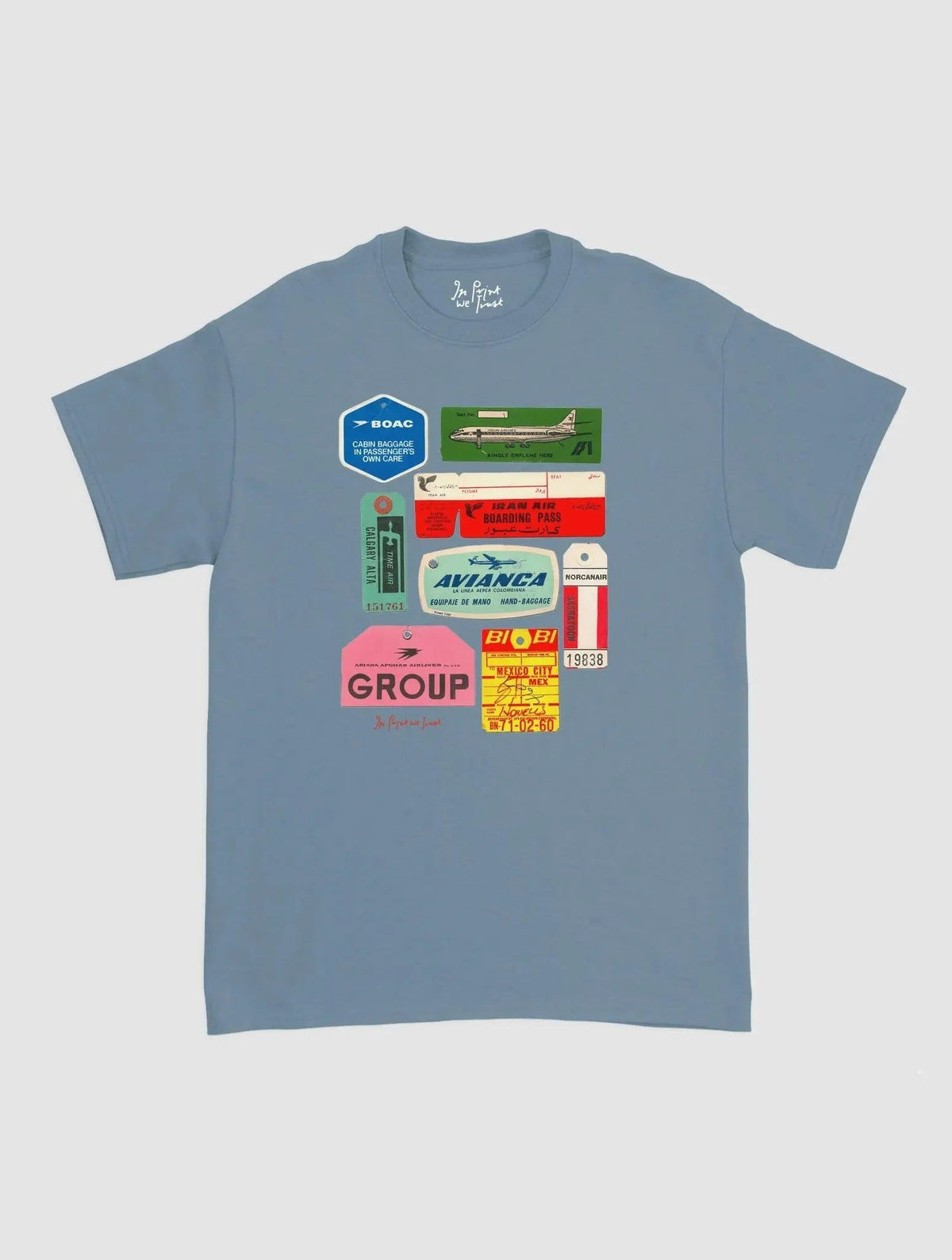 flights not feelings classic tee - In Print We Trust