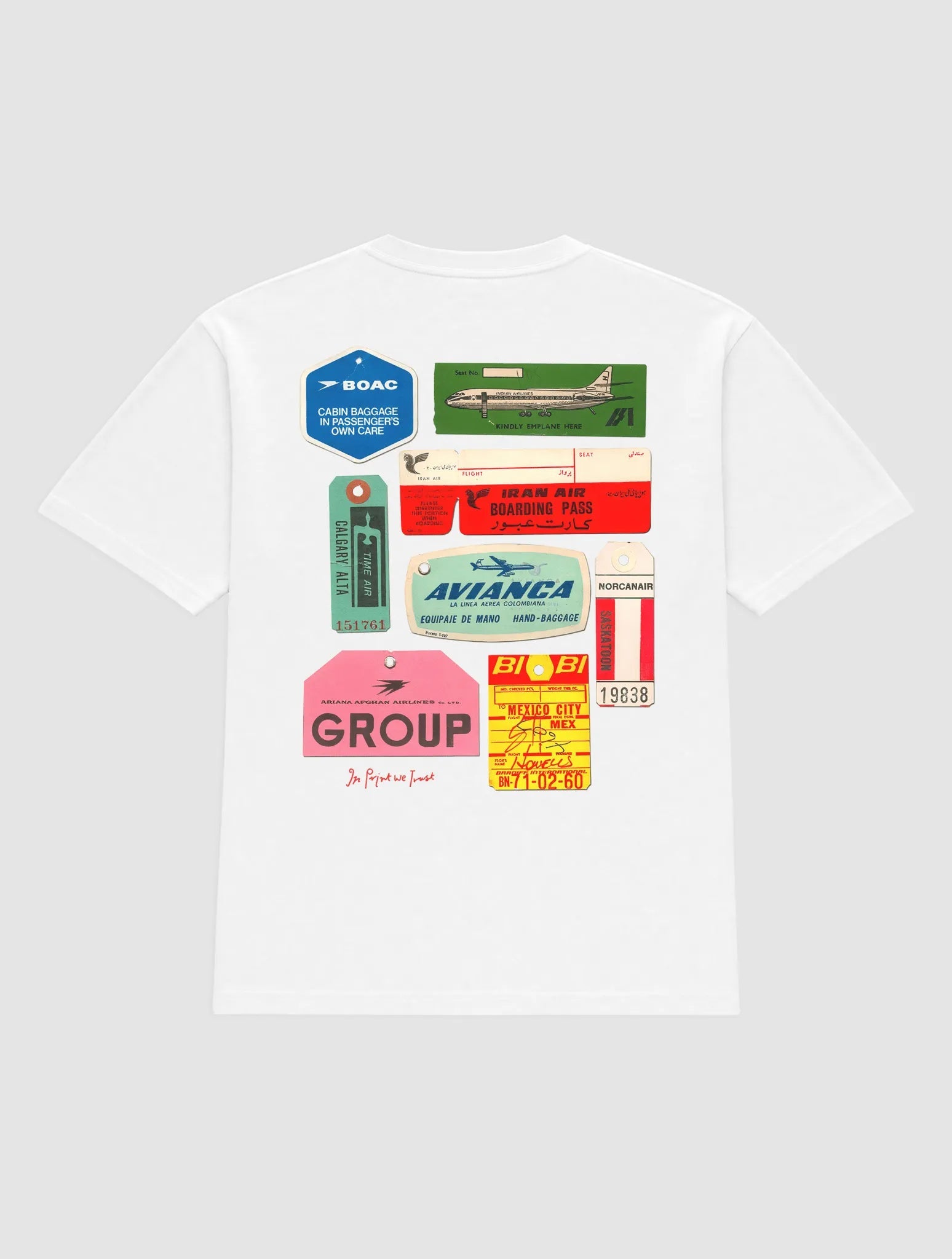 flights not feelings heavyweight tee - In Print We Trust
