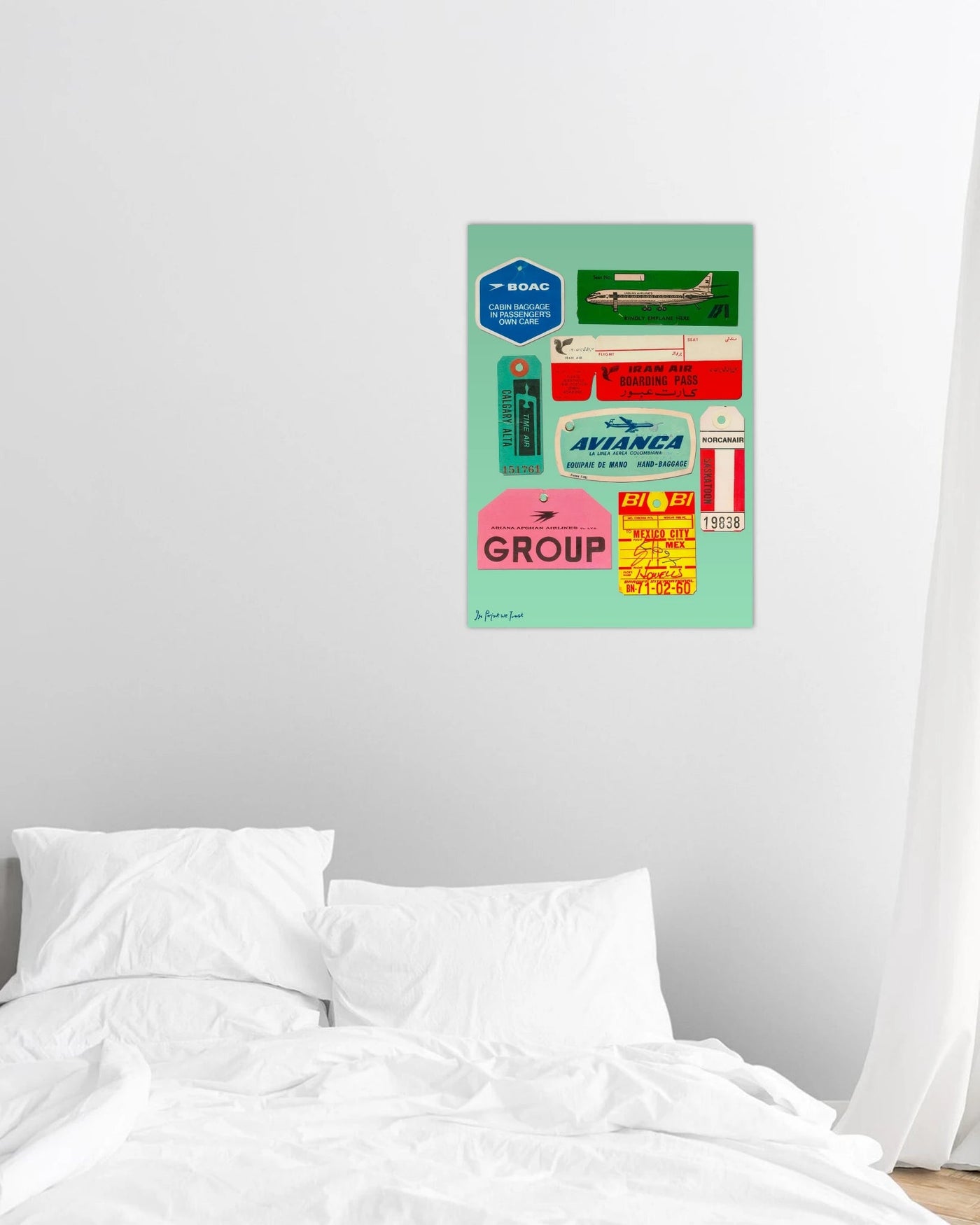 flights not feelings print - In Print We Trust