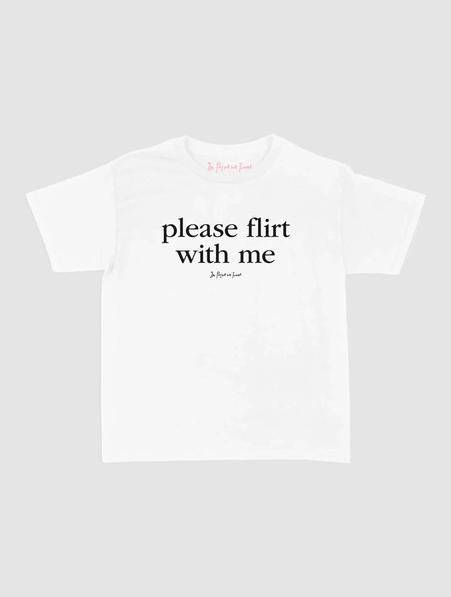 flirt baby tee - In Print We Trust