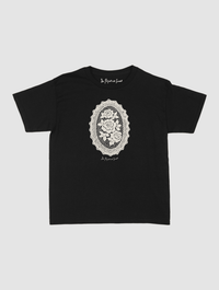 floral crochet baby tee - In Print We Trust
