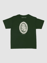 floral crochet baby tee - In Print We Trust
