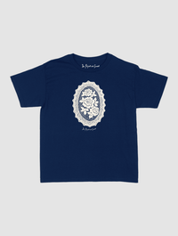floral crochet baby tee - In Print We Trust