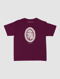 floral crochet baby tee - In Print We Trust