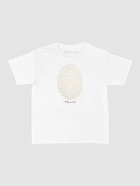 floral crochet baby tee - In Print We Trust