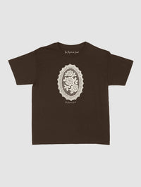 floral crochet baby tee - In Print We Trust