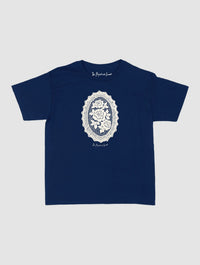 floral crochet baby tee - In Print We Trust